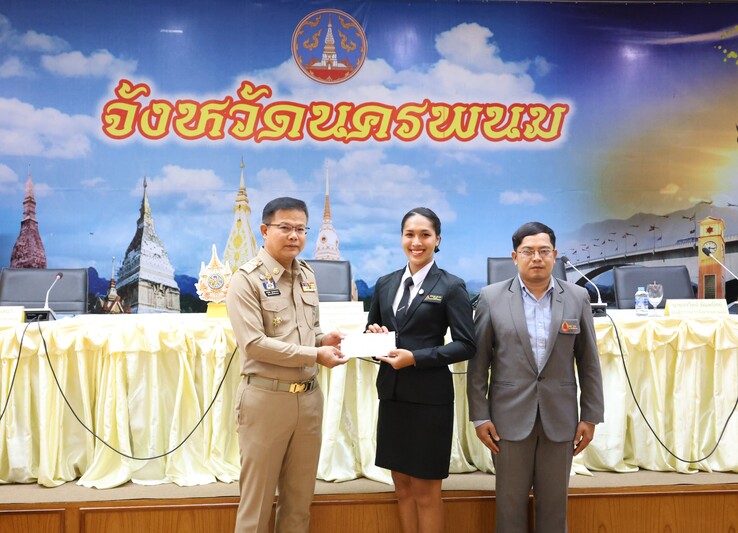 นักศึกษา ม.นครพนม เข้ารับทุนการศึกษา จาก “มูลนิธิเปรม ติณสูลานนท์ จังหวัดนครราชสีมา” ประจำปี 2568