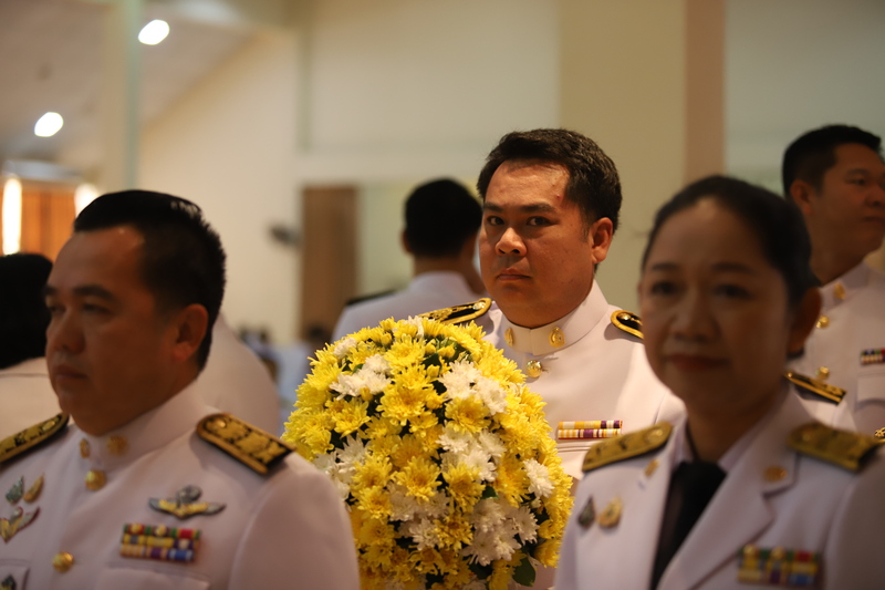 มหาวิทยาลัยนครพนมร่วมพิธีถวายพระราชสักการะ