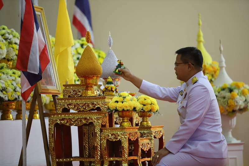 มหาวิทยาลัยนครพนมร่วมพิธีถวายพระราชสักการะ