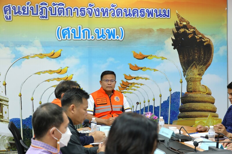 ม.นครพนม ร่วมเปิดศูนย์ปฏิบัติการป้องกันและลดอุบัติเหตุทางถนนช่วงเทศกาลสงกรานต์ ประจำปี 2568