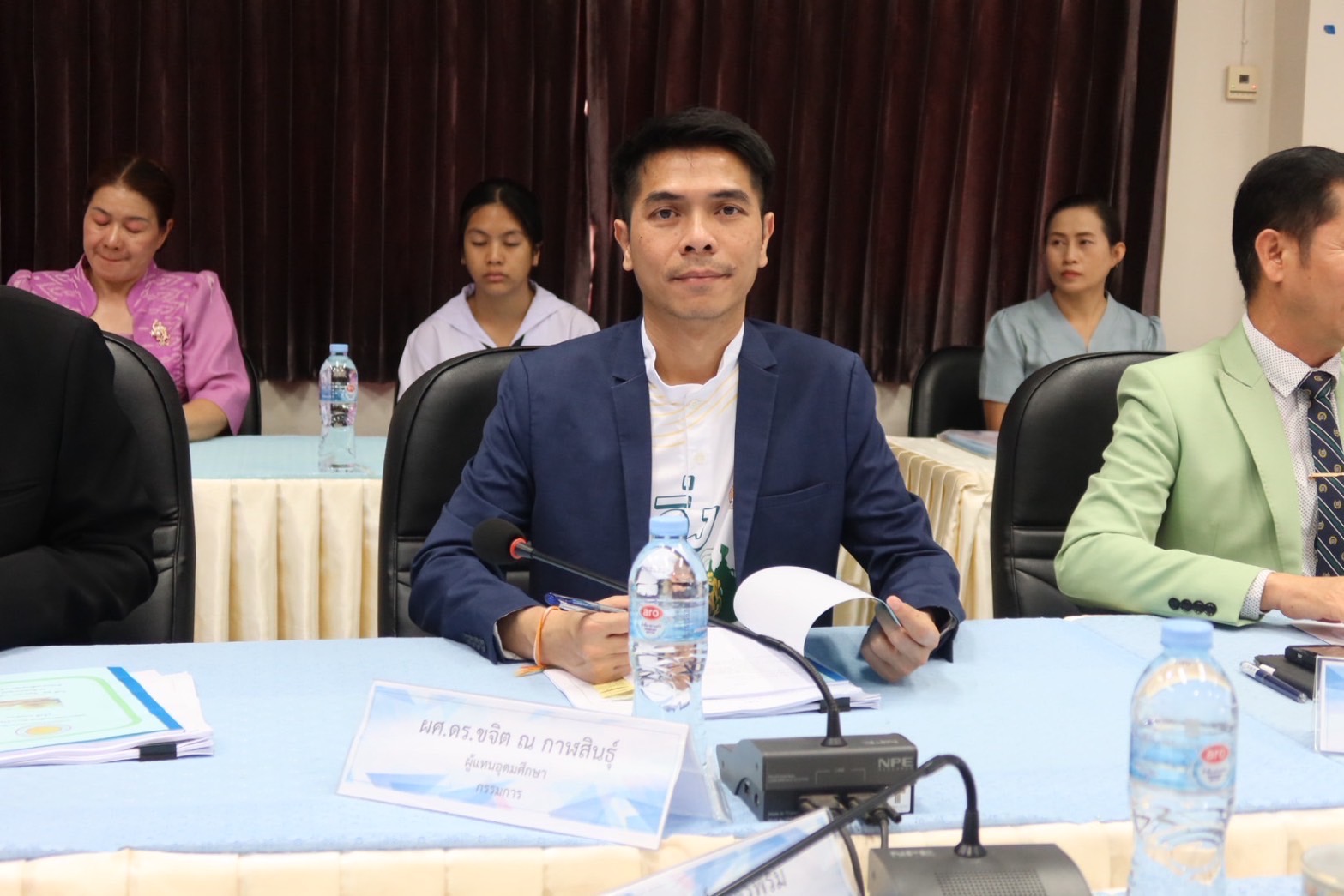 ม.นครพนม ร่วมการประชุมคณะกรรมการศึกษาธิการจังหวัดนครพนม