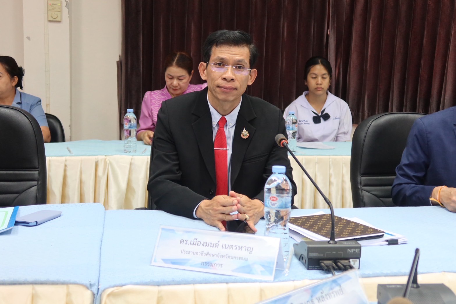 ม.นครพนม ร่วมการประชุมคณะกรรมการศึกษาธิการจังหวัดนครพนม