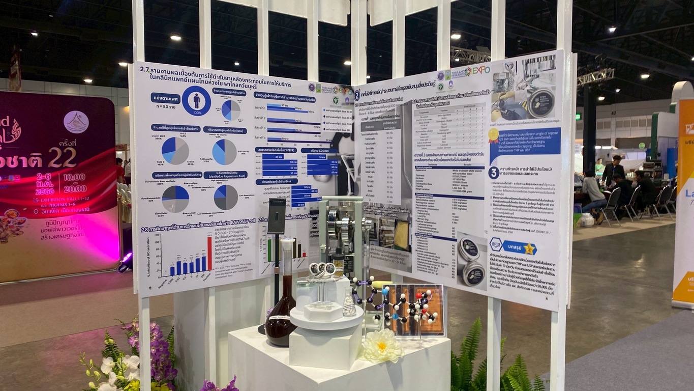 มหาวิทยาลัยนครพนมร่วมงานมหกรรมสมุนไพรแห่งชาติ ครั้งที่ 22 ภูมิปัญญาไทย ซอฟต์พาวเวอร์ไทย สร้างเศรษฐกิจ