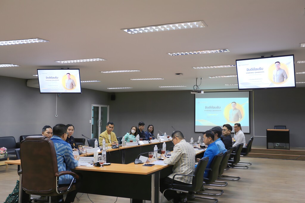 ม.นครพนม ให้การต้อนรับผู้ว่าราชการจังหวัดนครพนม ในการตรวจราชการ ประจำปีงบประมาณ พ.ศ. 2568