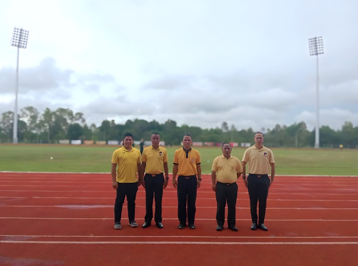 บูรณาการร่วมพัฒนาพื้นสนามกีฬา NPU Sport Complex