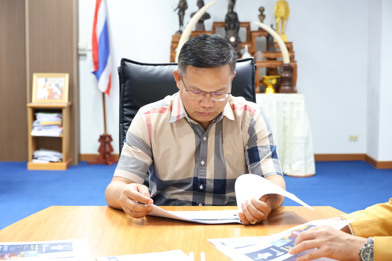 ร่วมหารือผู้ว่าฯ เตรียมจัดประกวดวงโยธวาทิตแห่งประเทศไทย