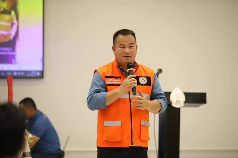 ซ้อมดับเพลิงและอพยพหนีไฟ เสริมความปลอดภัยแก่บุคลากรและนักศึกษา