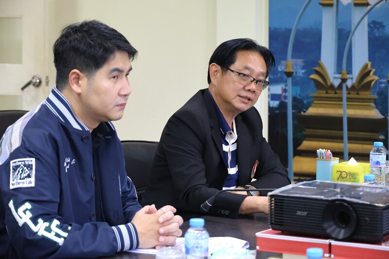 รับมอบเงินสนับสนุนการสร้างเรือไฟโชว์ ในงานไหลเรือไฟโลก 2568