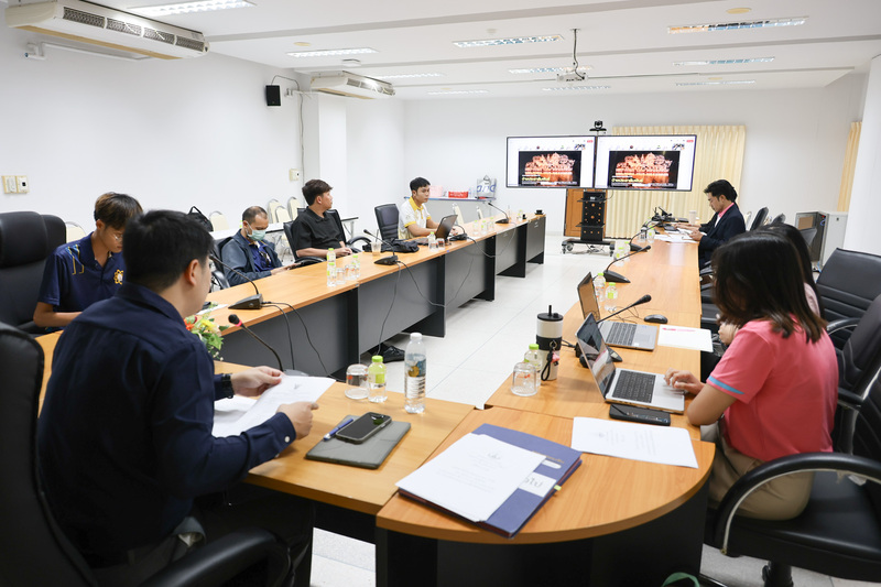 ประชุมมอบหมายหน้าที่ผู้ดำเนินรายการและประชาสัมพันธ์งานไหลเรือไฟโลก 2568