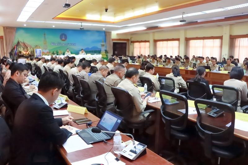 ม.นครพนม ร่วมประชุมคณะกรมการจังหวัดประจำเดือนตุลาคม ขับเคลื่อนการพัฒนาจังหวัดตามนโยบายรัฐบาล