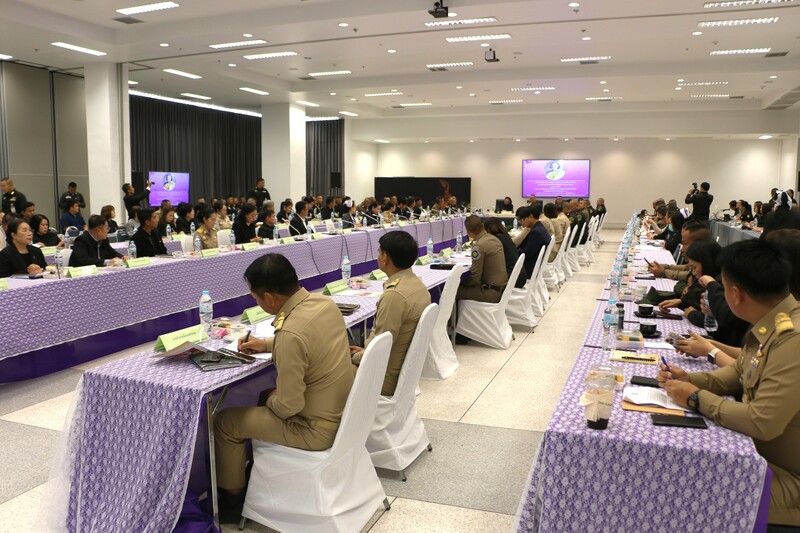 ม.นครพนม ต้อนรับคณะส่วนล่วงหน้าสำรวจพื้นที่และประชุมเตรียมการรับเสด็จฯ