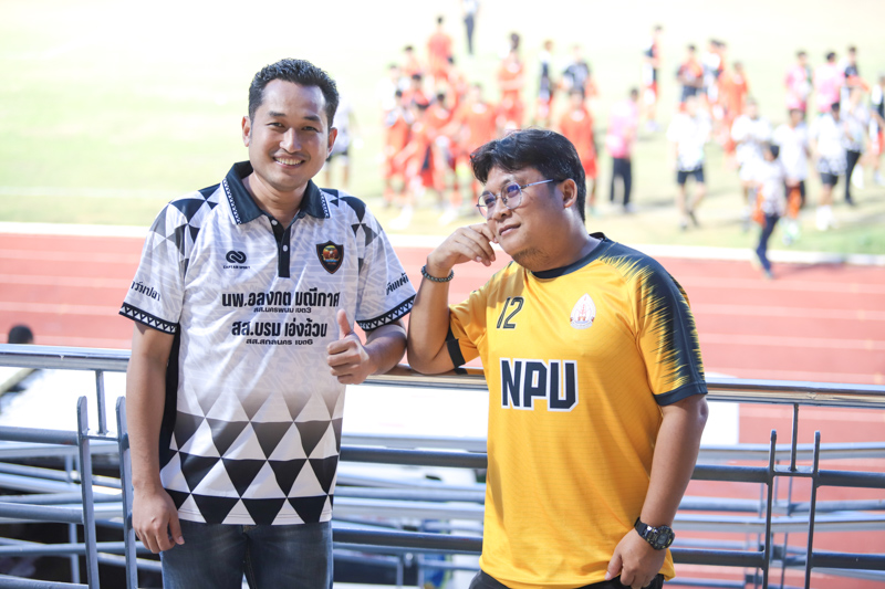 อธิการบดี มนพ. นำทัพผู้บริหารและบุคลากรร่วมลุ้นเชียร์ NPU นครพนมยูไนเต็ด นัดเปิดสนามไทยแลนด์ เซมิ-โปร ลีก 2026