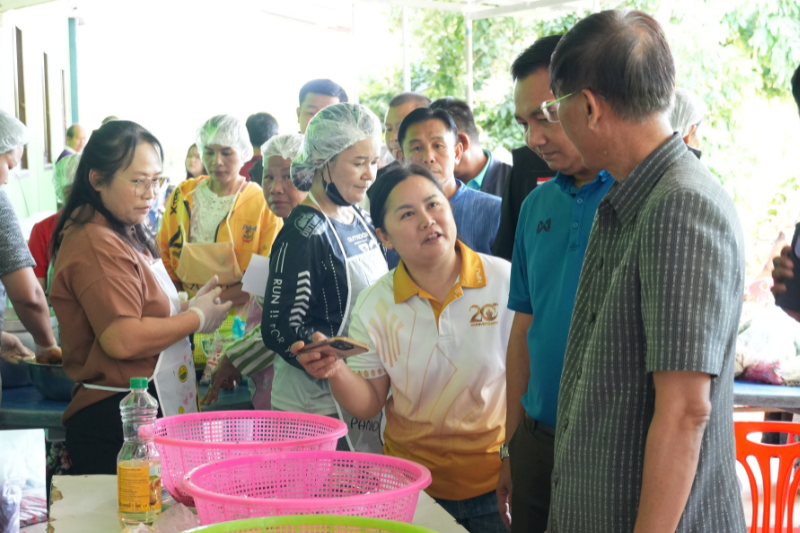 วิทยาลัยธาตุพนม เดินหน้าหนุนเกษตรมูลค่าสูง จัดโครงการพัฒนาการผลิตประมงตามแนวทาง BCG Model ยกระดับการเลี้ยงกบสู่สินค้าชุมชน